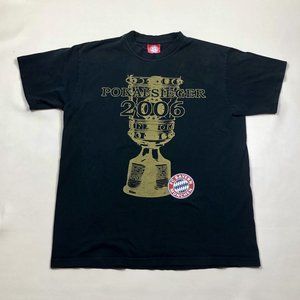 FC Bayern Munchen 2006 Pokalsieger Black T-Shirt Size Large Munich DFB